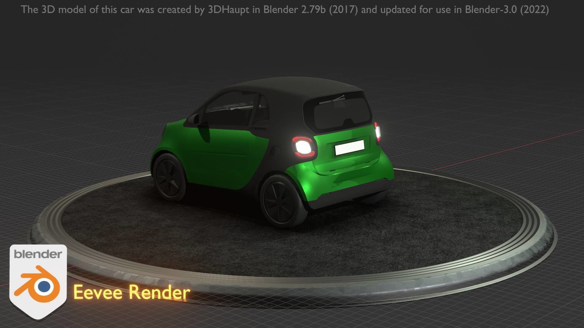 City Cars All Types A B C D E Green 3D Model Collection_94