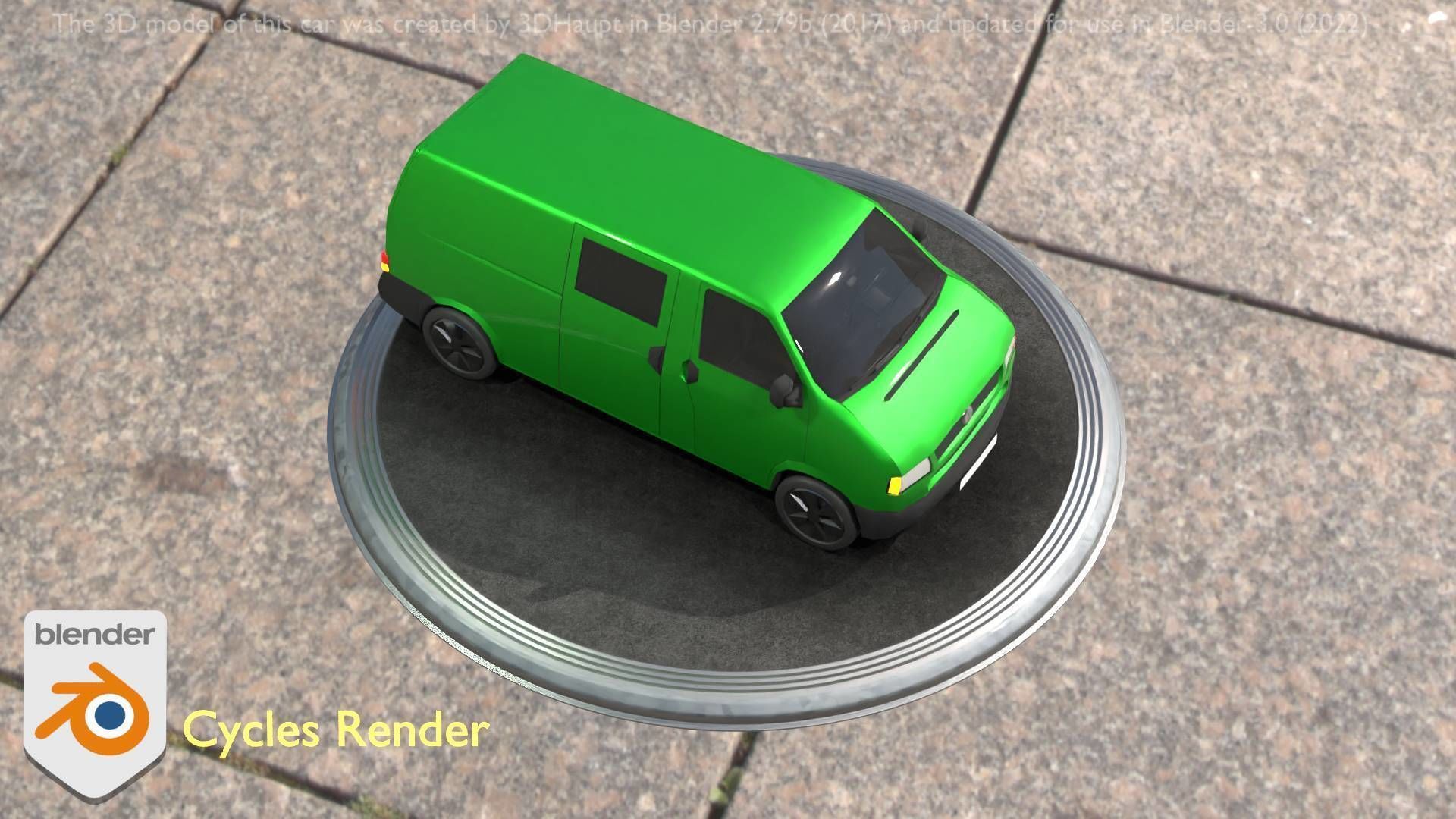 City Cars All Types A B C D E Green 3D Model Collection_34