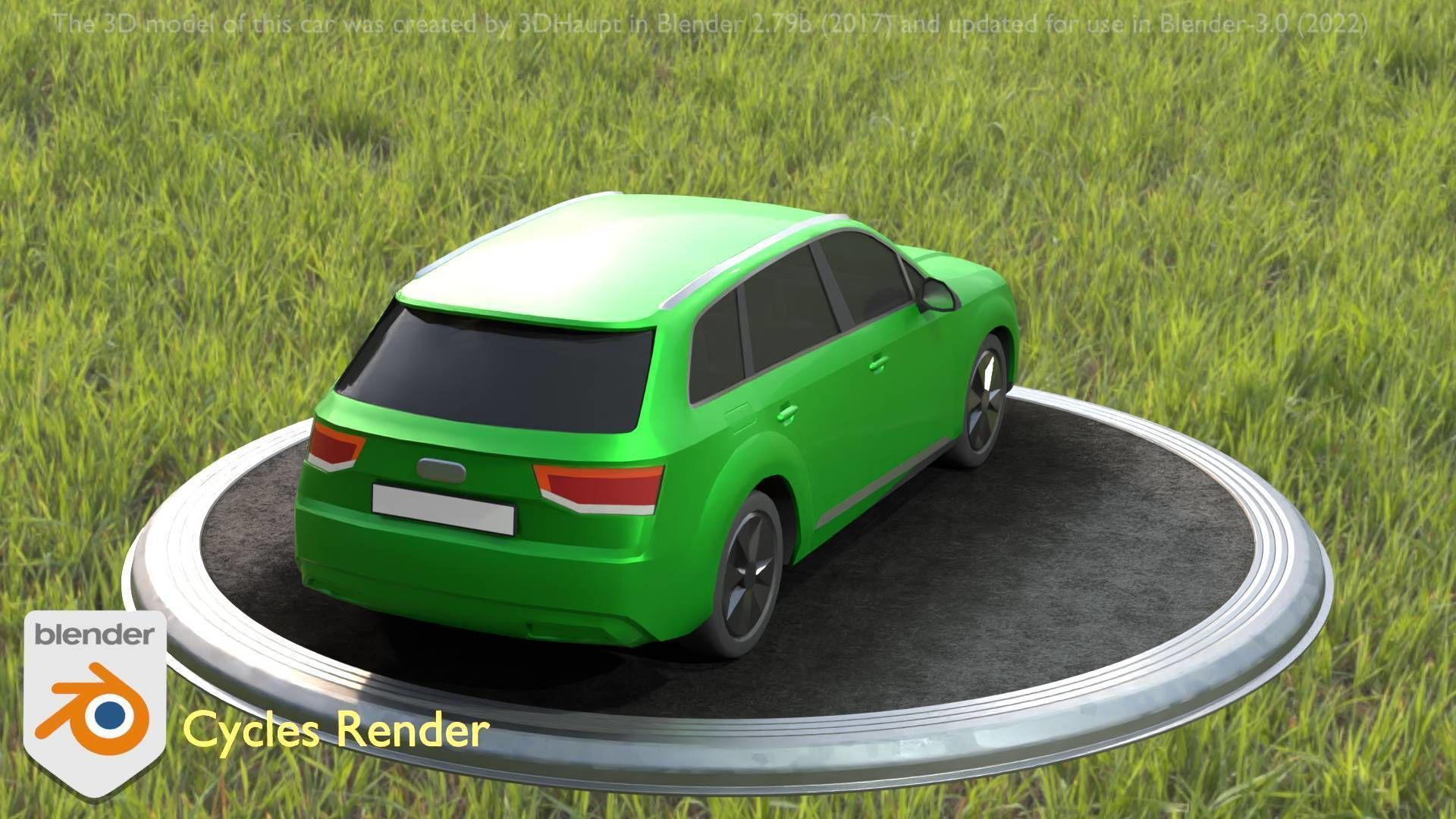 City Cars All Types A B C D E Green 3D Model Collection_61