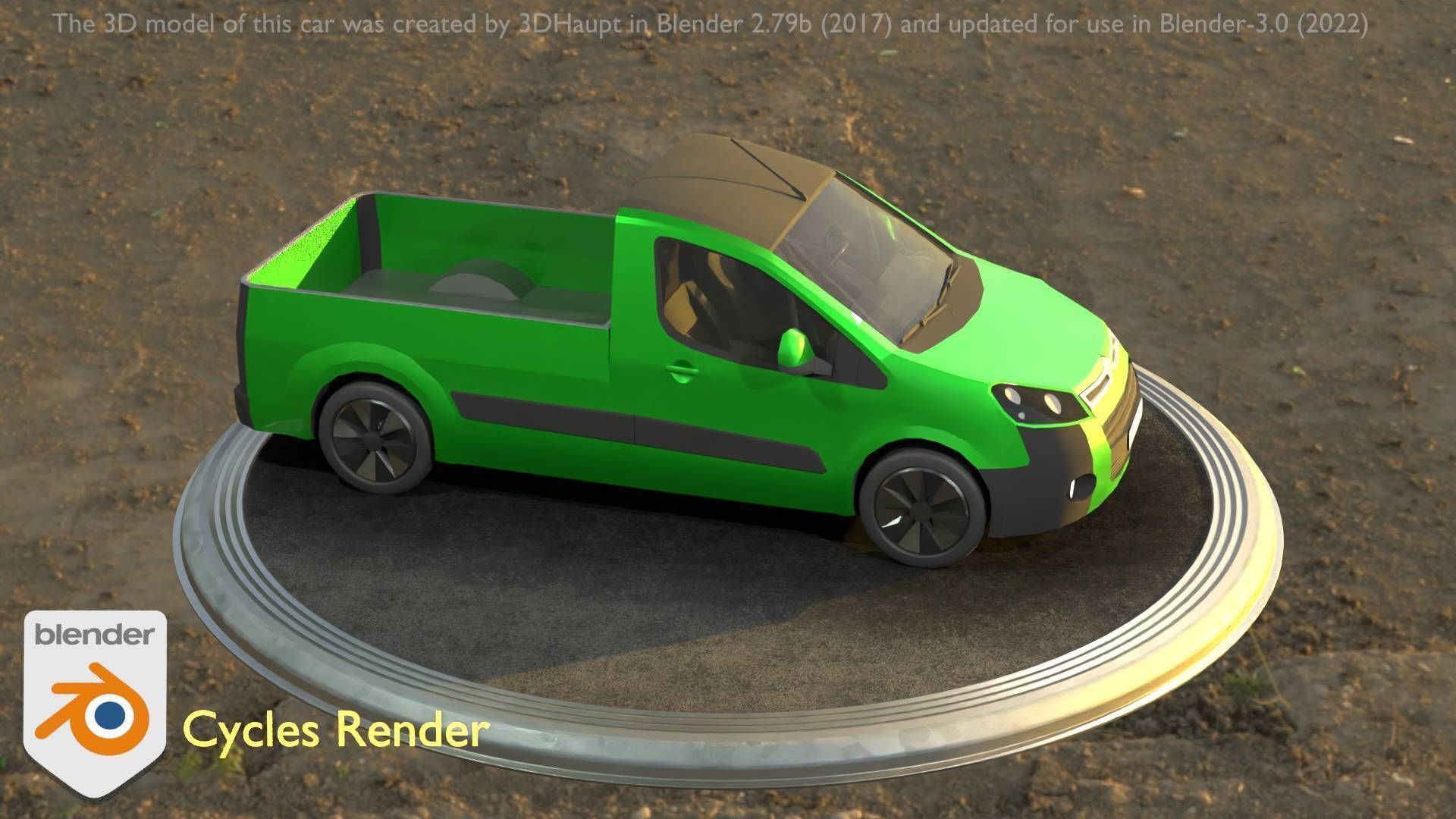 City Cars All Types A B C D E Green 3D Model Collection_111