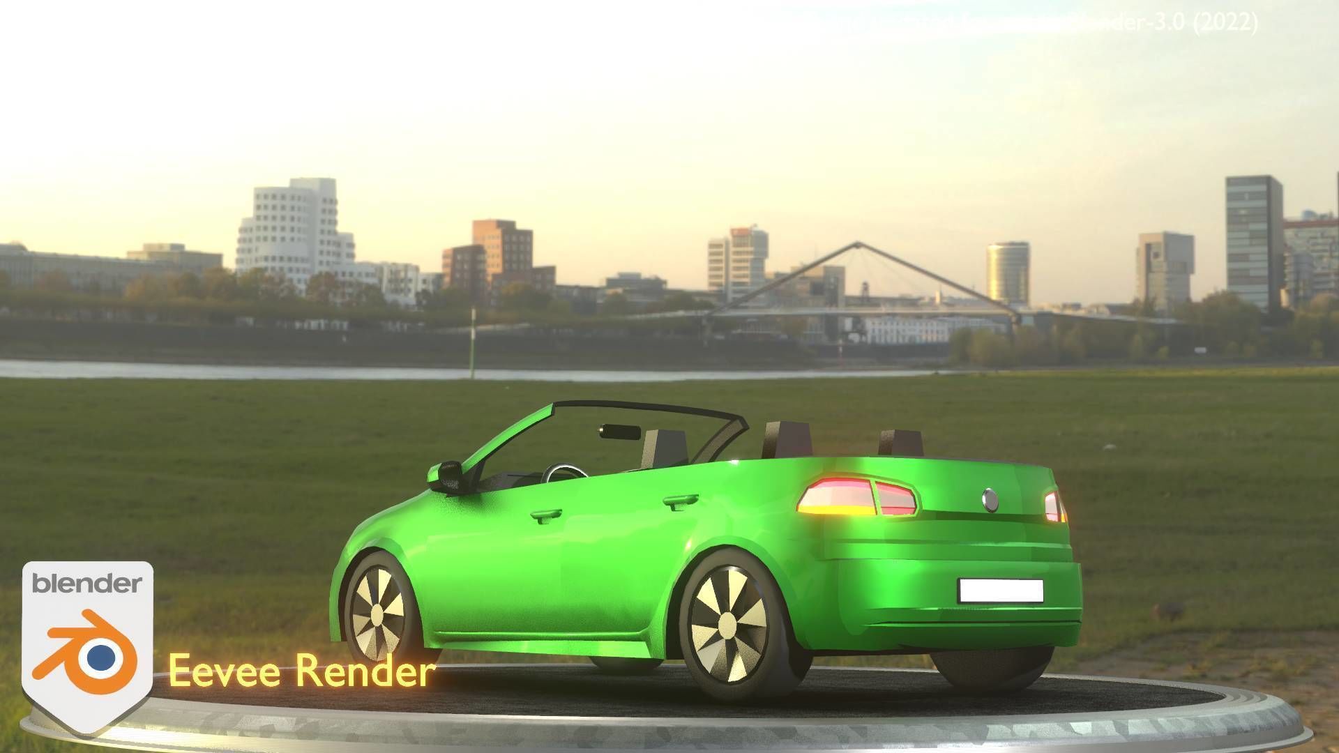 City Cars All Types A B C D E Green 3D Model Collection_6