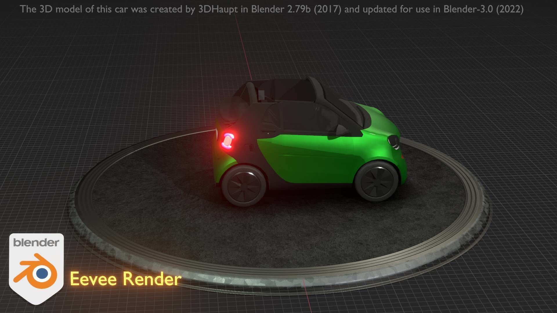 City Cars All Types A B C D E Green 3D Model Collection_84