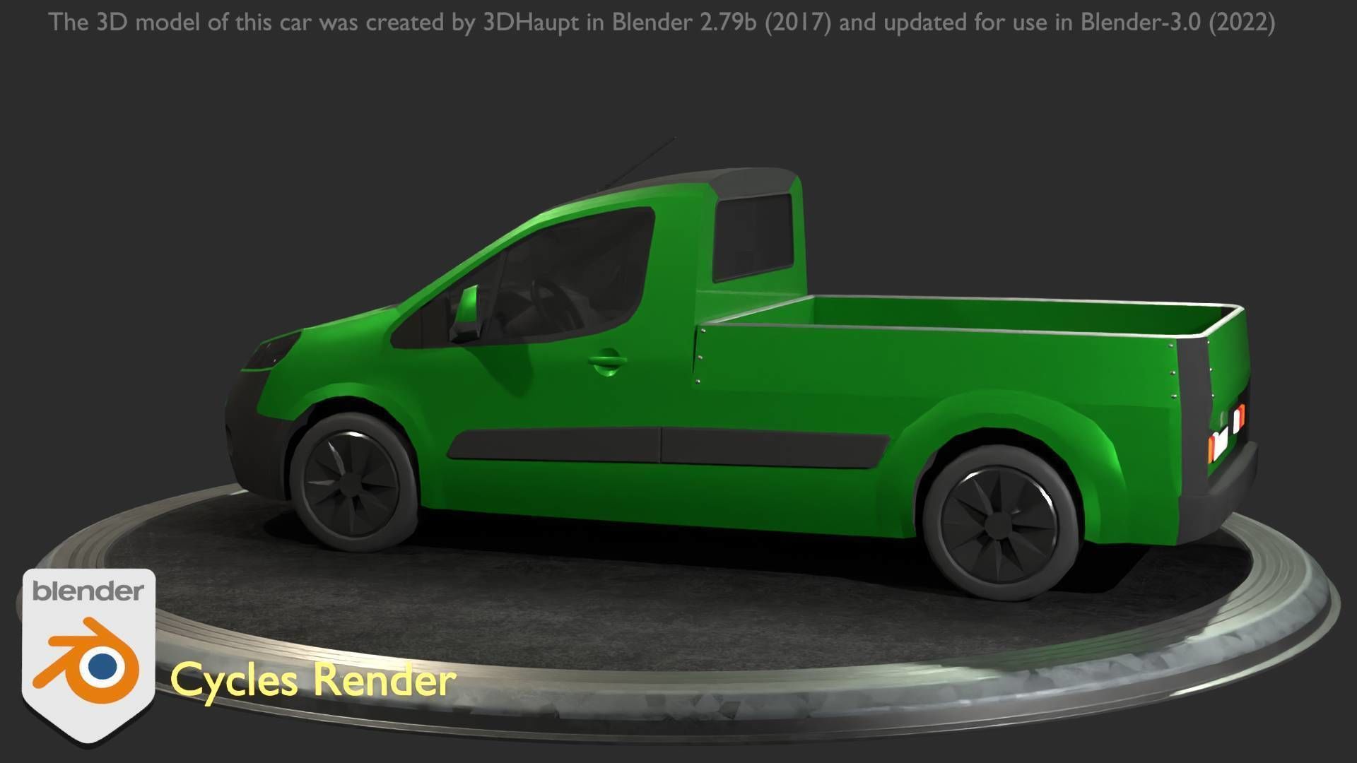 City Cars All Types A B C D E Green 3D Model Collection_113