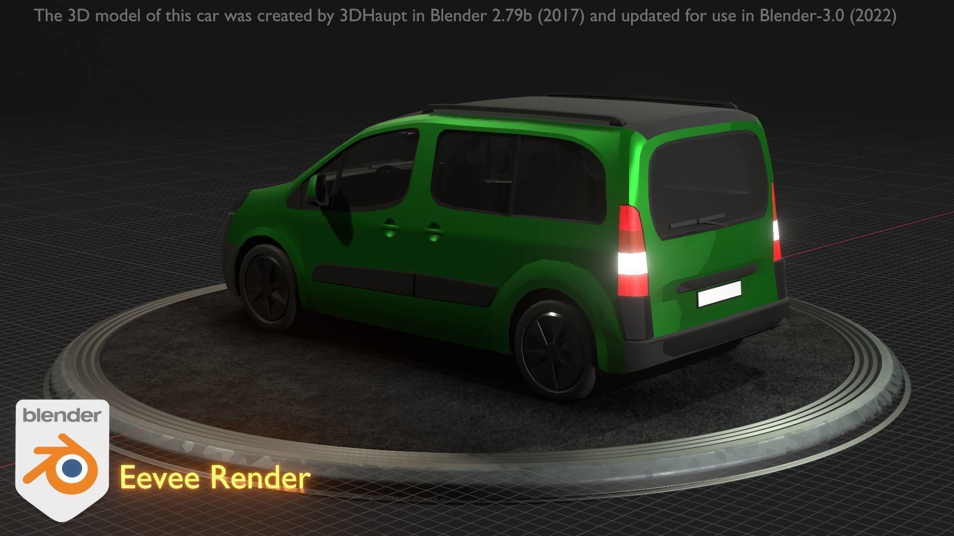 City Cars All Types A B C D E Green 3D Model Collection_101