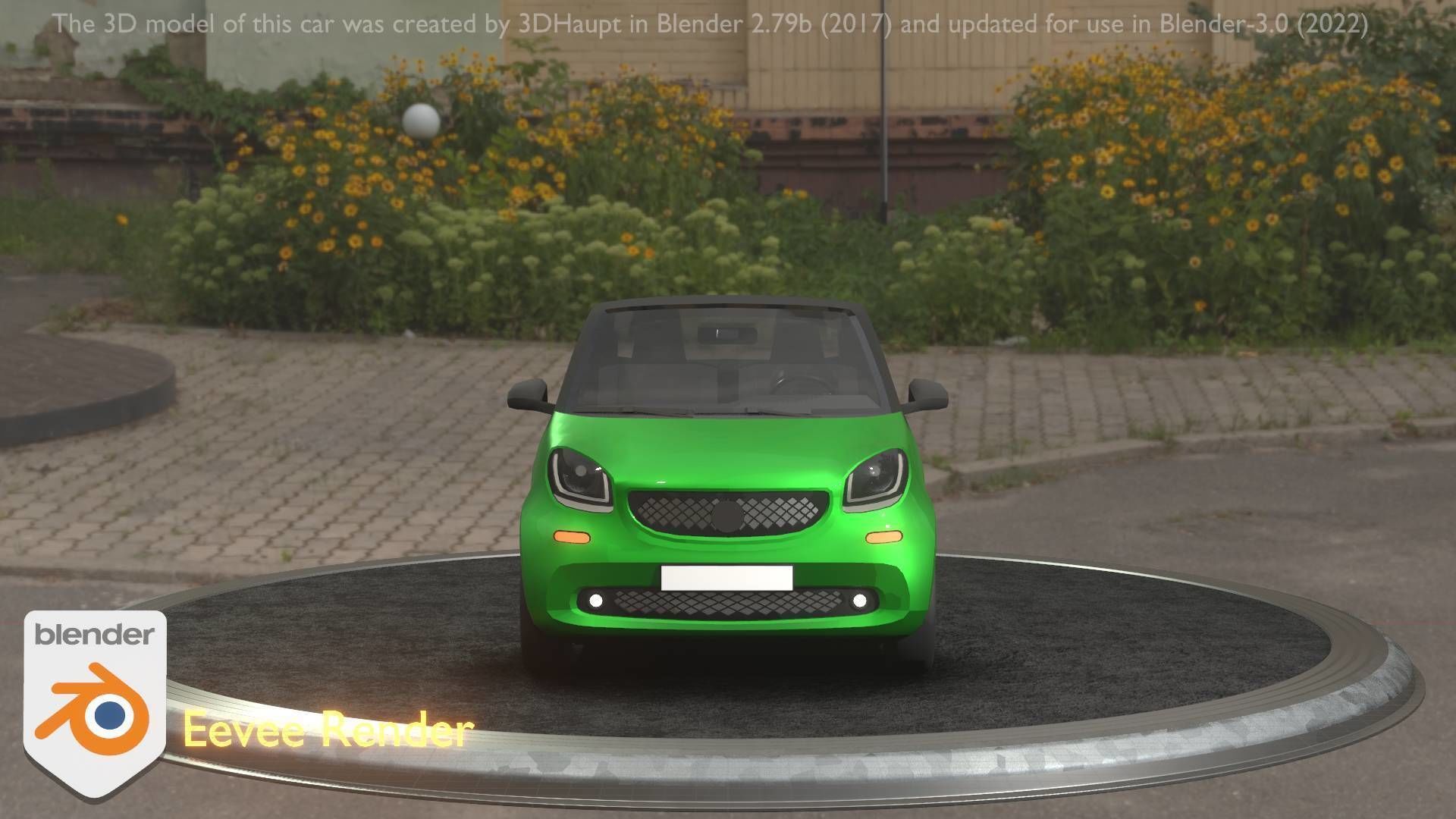 City Cars All Types A B C D E Green 3D Model Collection_83