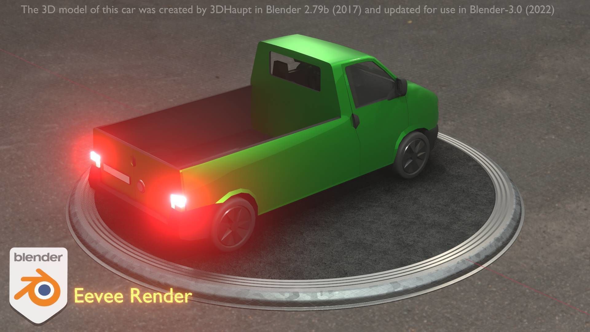 City Cars All Types A B C D E Green 3D Model Collection_36