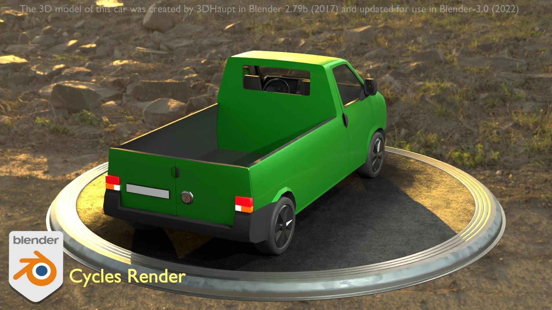 City Cars All Types A B C D E Green 3D Model Collection_41