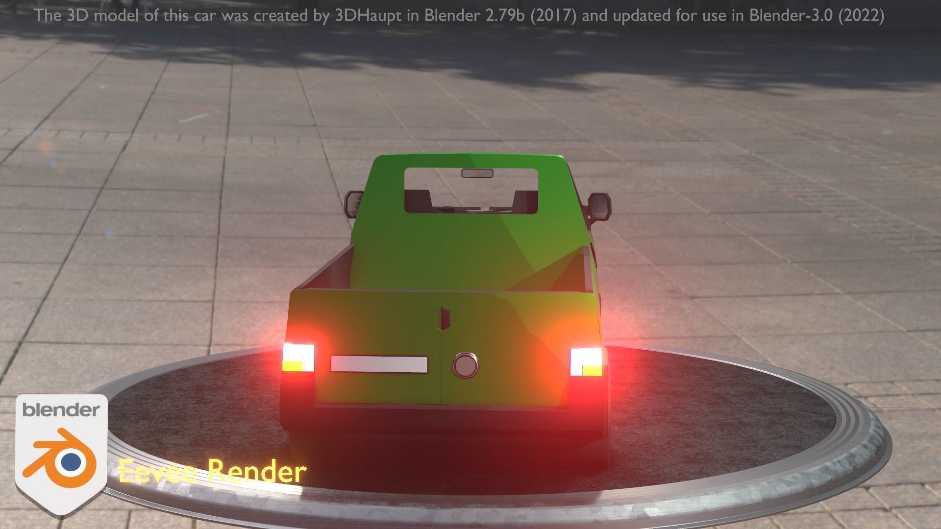 City Cars All Types A B C D E Green 3D Model Collection_38