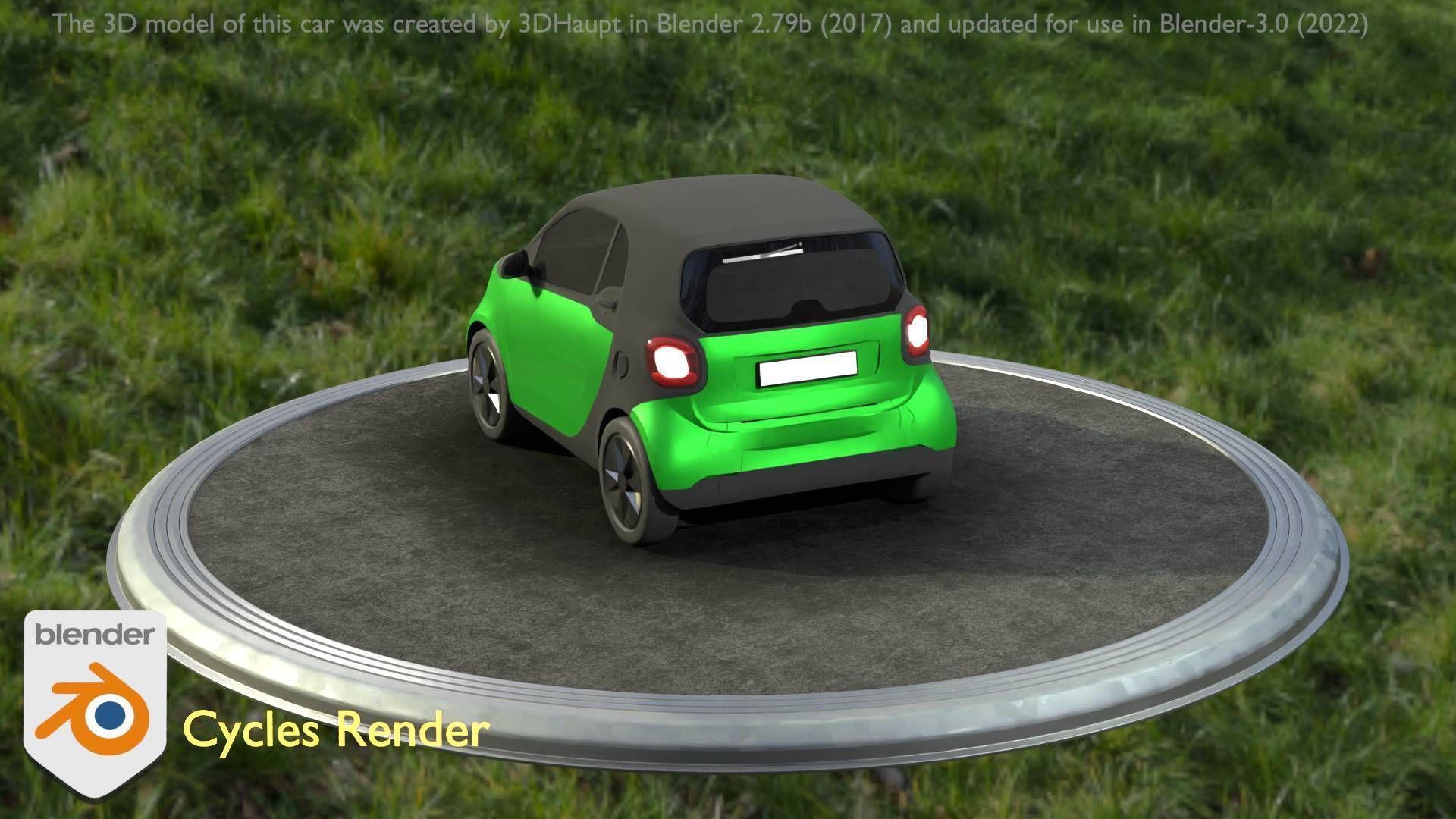 City Cars All Types A B C D E Green 3D Model Collection_96