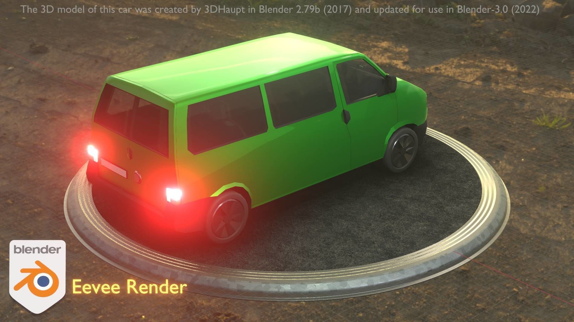 City Cars All Types A B C D E Green 3D Model Collection_45