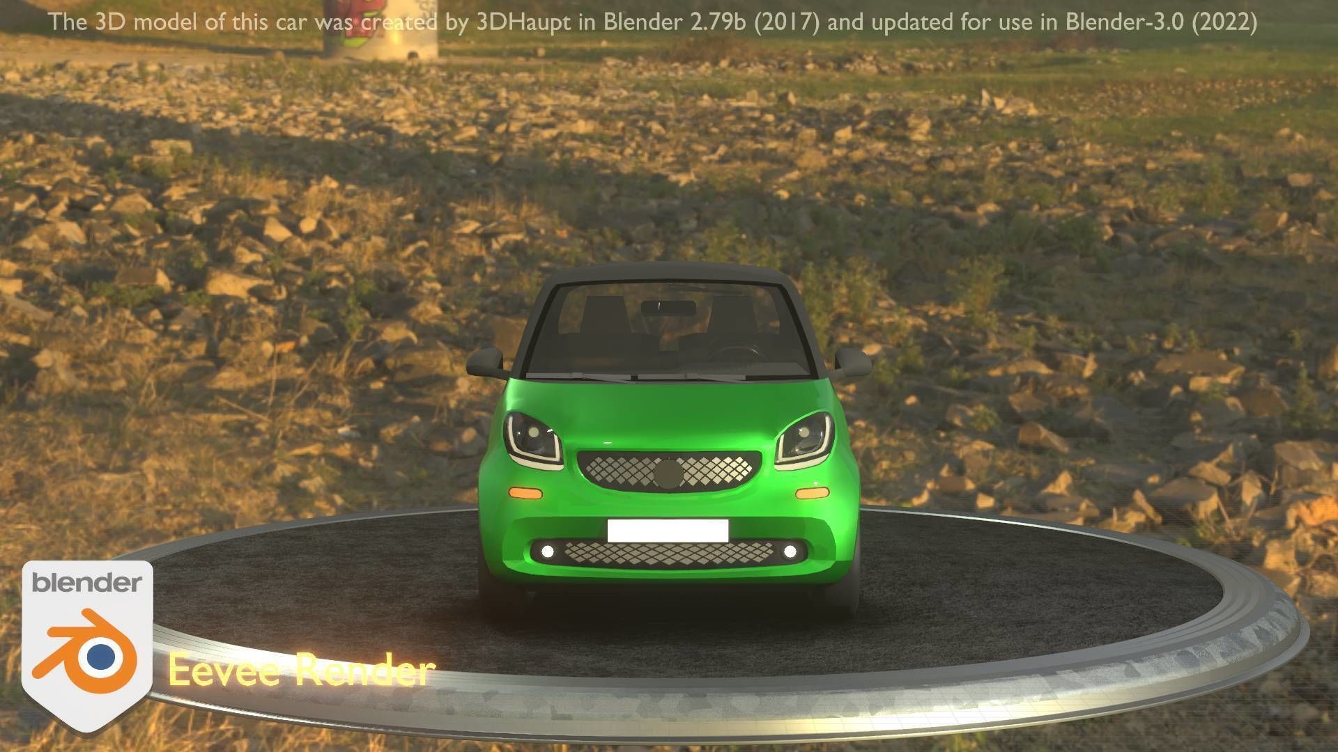 City Cars All Types A B C D E Green 3D Model Collection_97