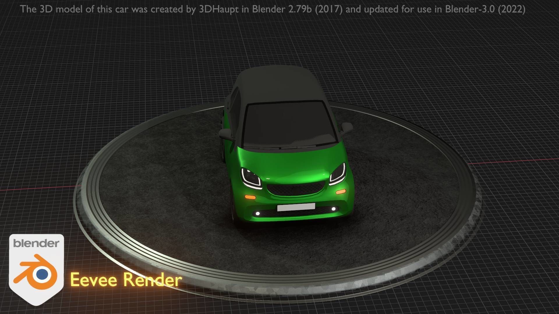 City Cars All Types A B C D E Green 3D Model Collection_95