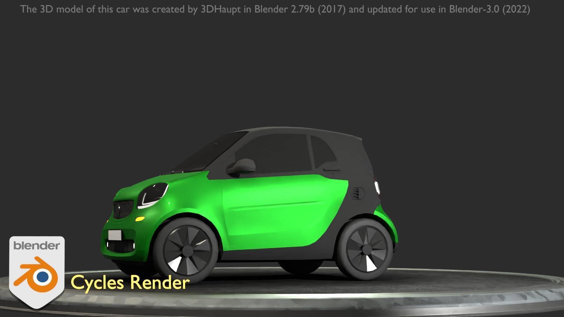 City Cars All Types A B C D E Green 3D Model Collection_90