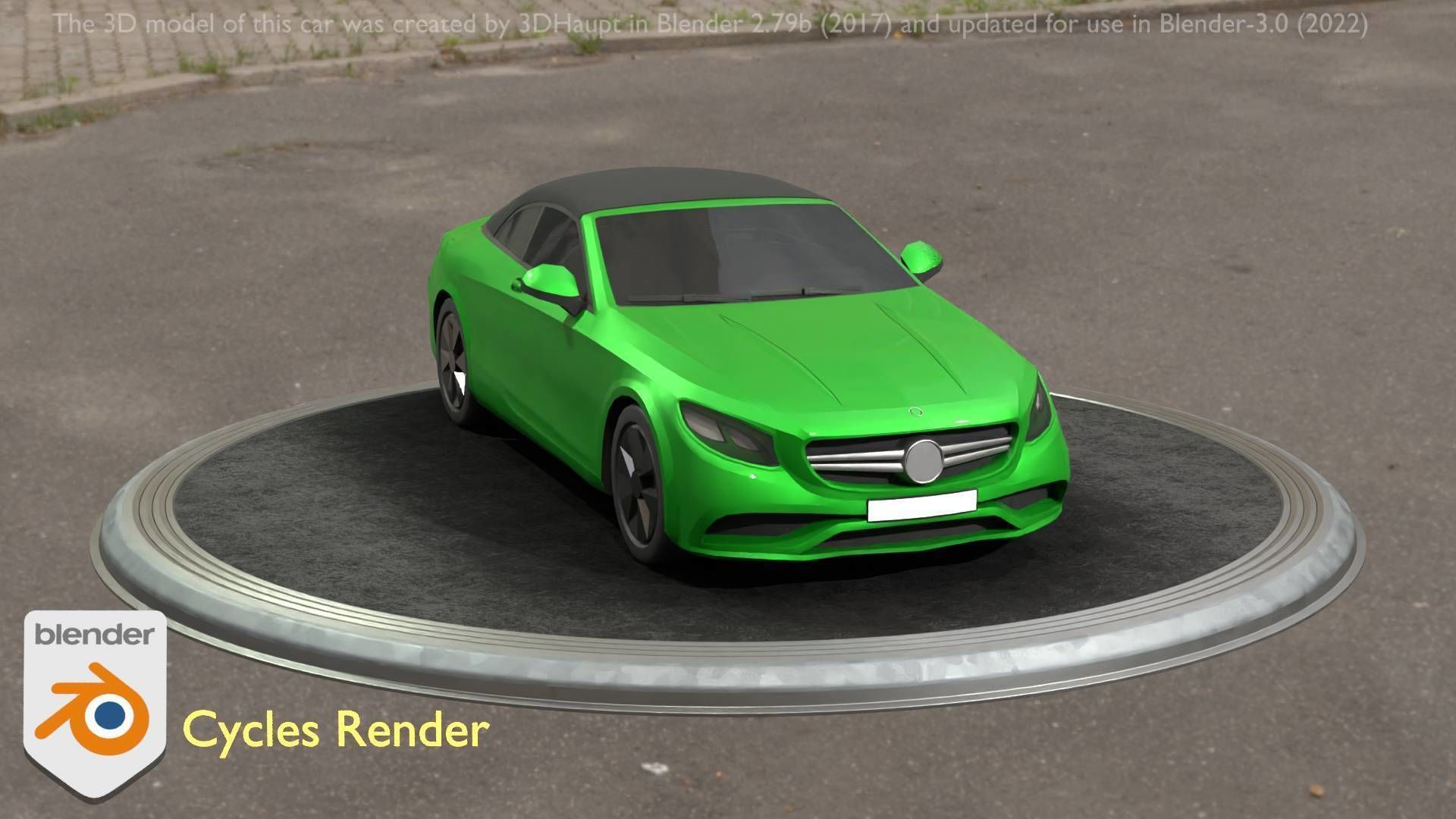 City Cars All Types A B C D E Green 3D Model Collection_74