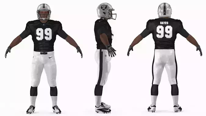 Las Vegas Raiders American Football Player Fur