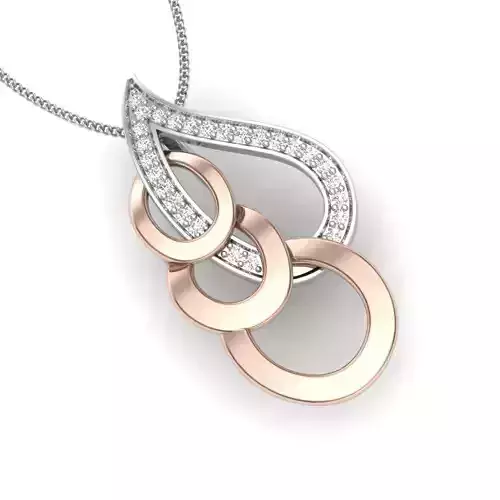 Women pendant 3dm render detail 