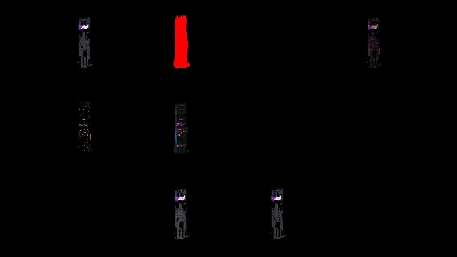 Sci-Fi Cyberpunk Futuristic City Skyscraper Building  26 3D model_4