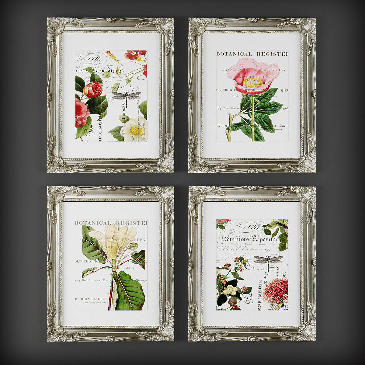 Picture Frames Low-poly 3D model_2