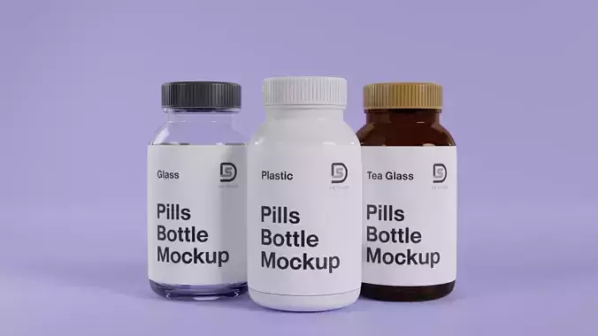 Includes 3 types of pill bottles