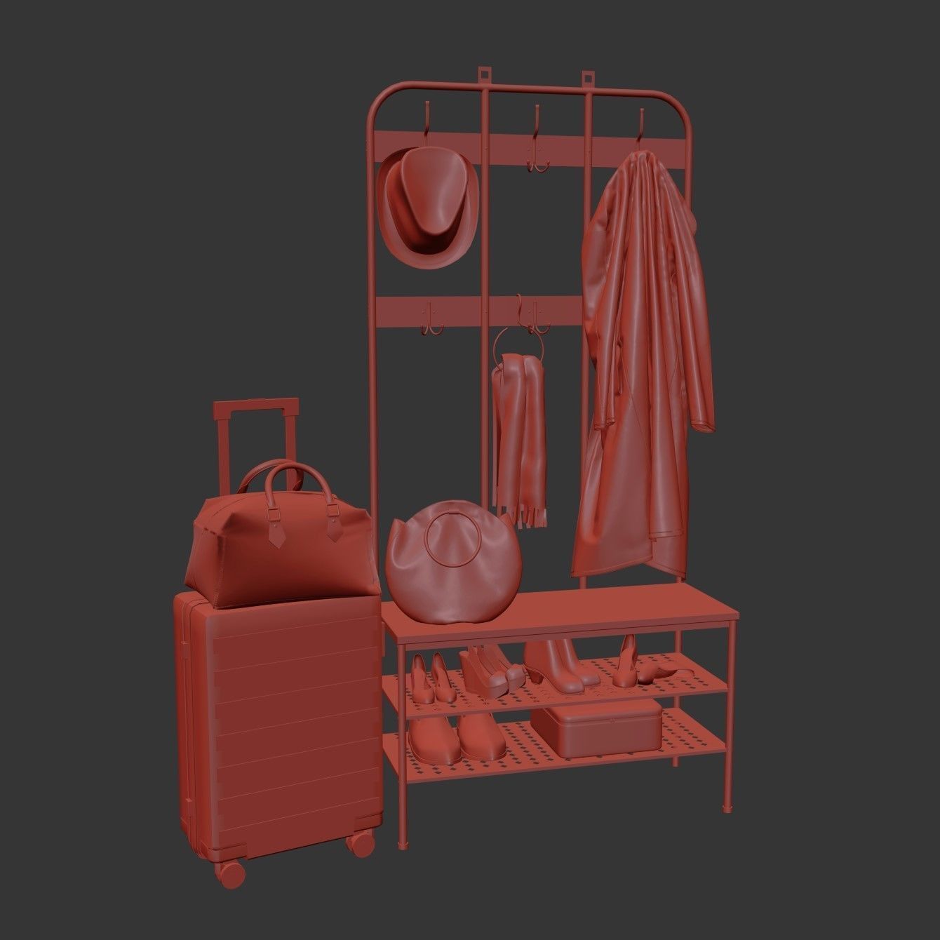 Ikea PINNIG 3D model_9