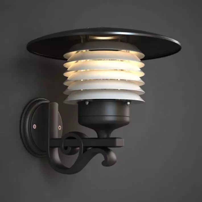 Modern Wall Lamp 3D model_0