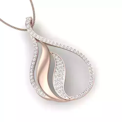Women pendant 3dm render detail 
