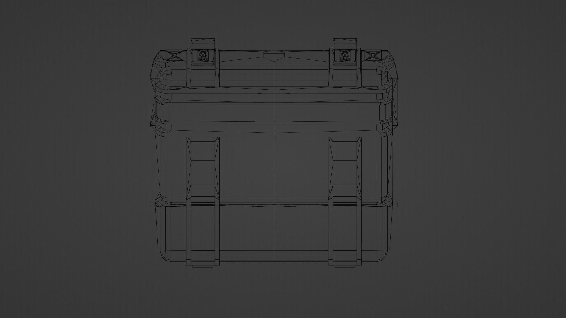 Protected Case Low-poly 3D model_8
