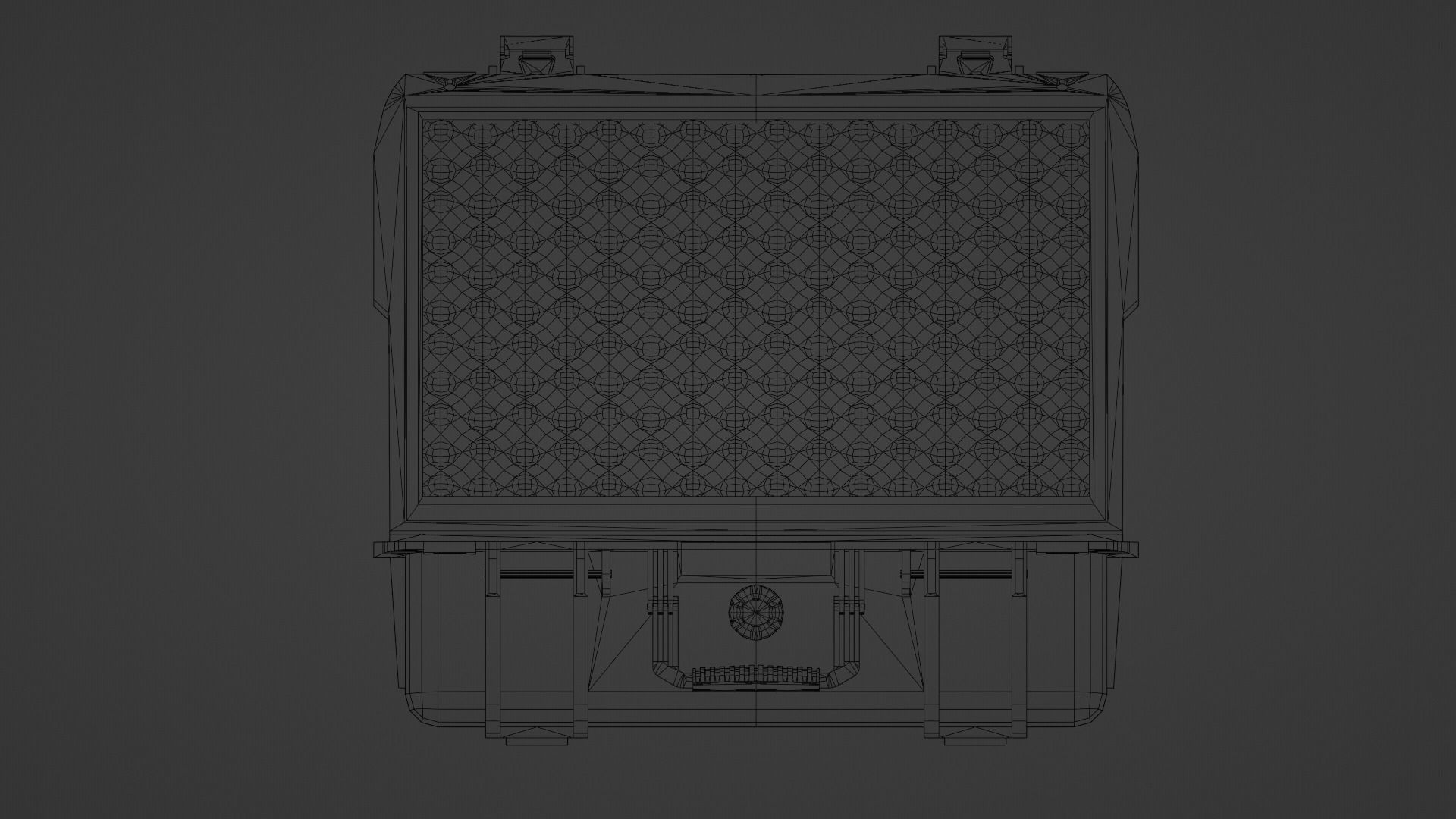 Protected Case Low-poly 3D model_6