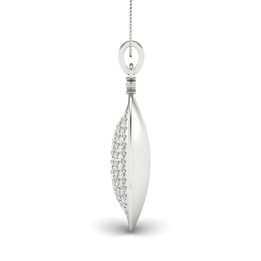 Pendant 3dm render detail diamond gold 3D print model_13