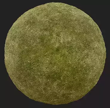 grass moss ball Low-poly 3D model