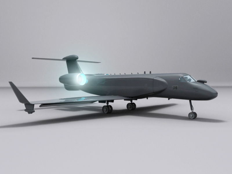 G550 AEW Low-poly 3D model_18