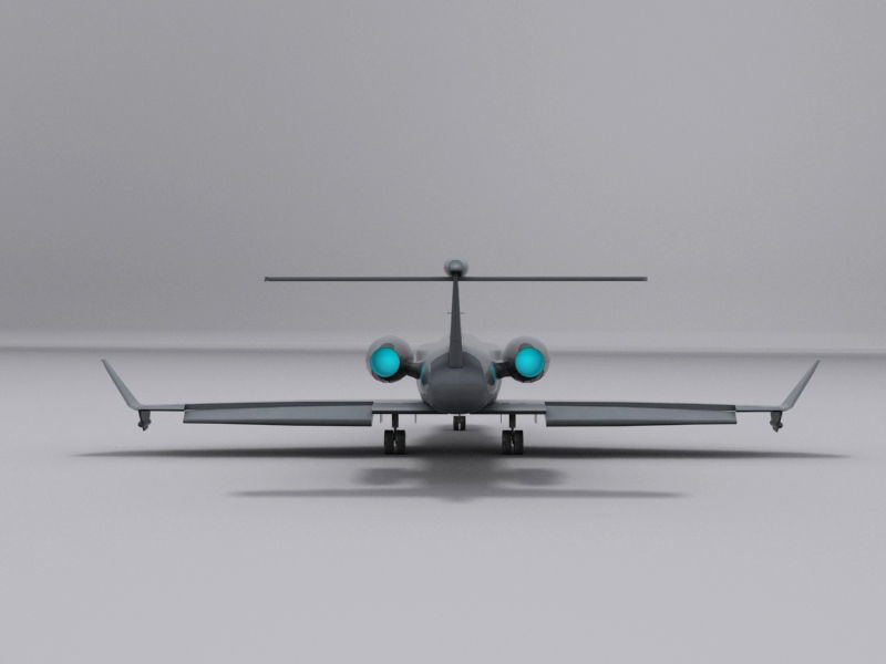 G550 AEW Low-poly 3D model_15