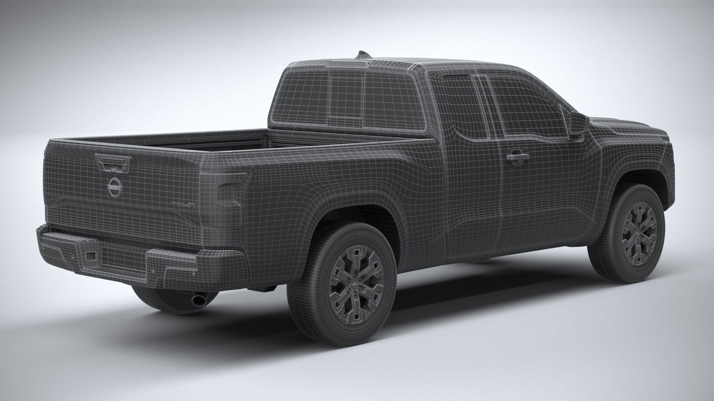 Nissan Frontier KingCab PRO4X 2022 3D model_29