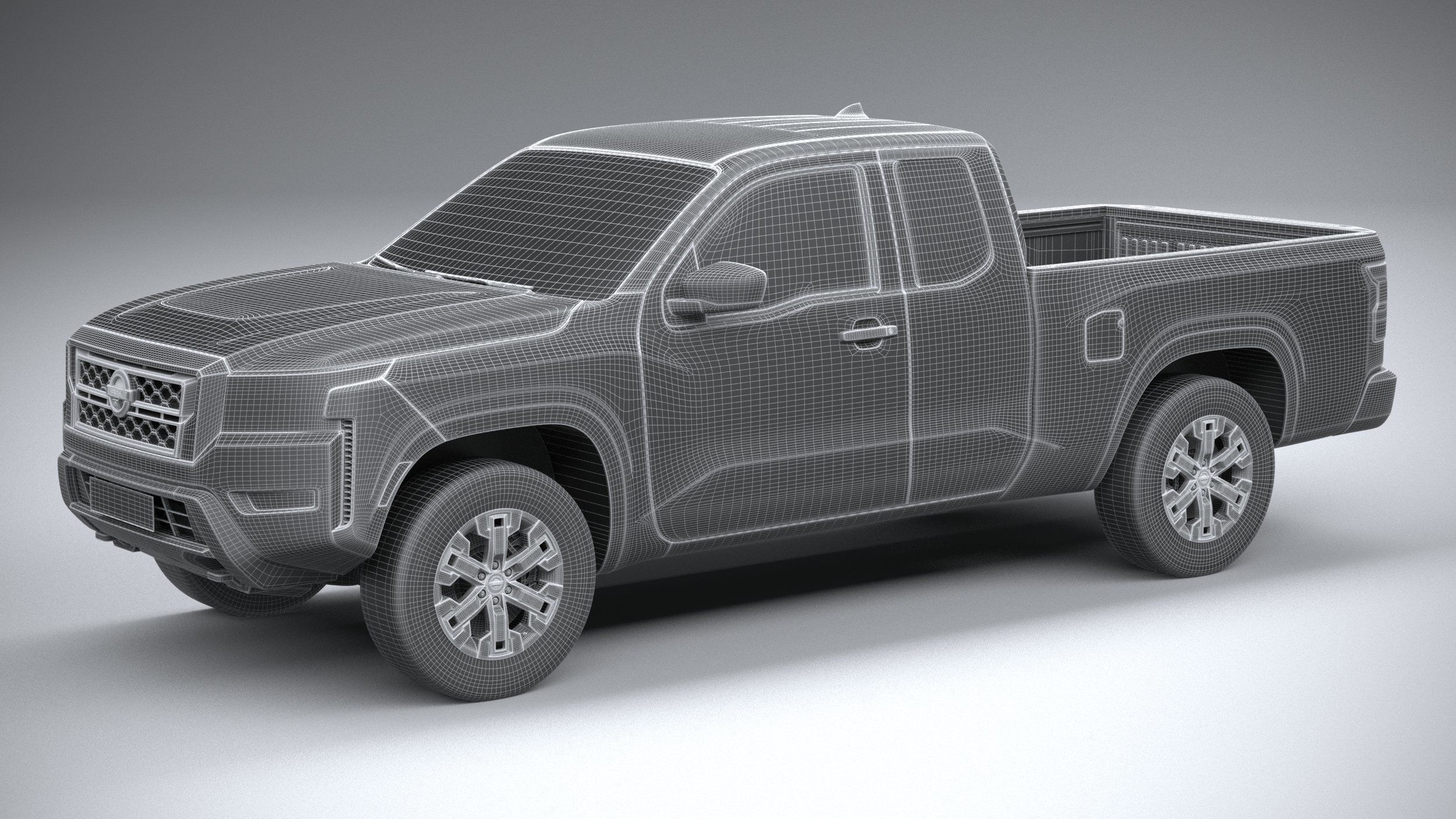 Nissan Frontier KingCab PRO4X 2022 3D model_26