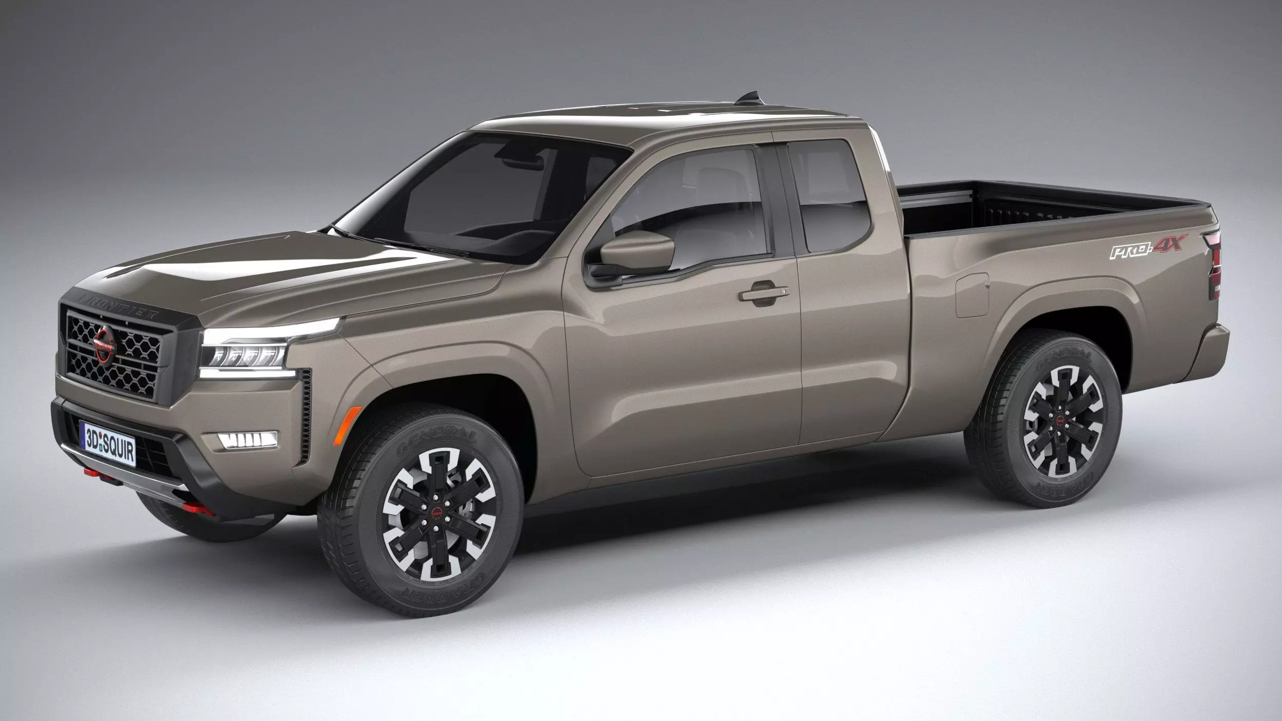 Nissan Frontier KingCab PRO4X 2022 3D model_0