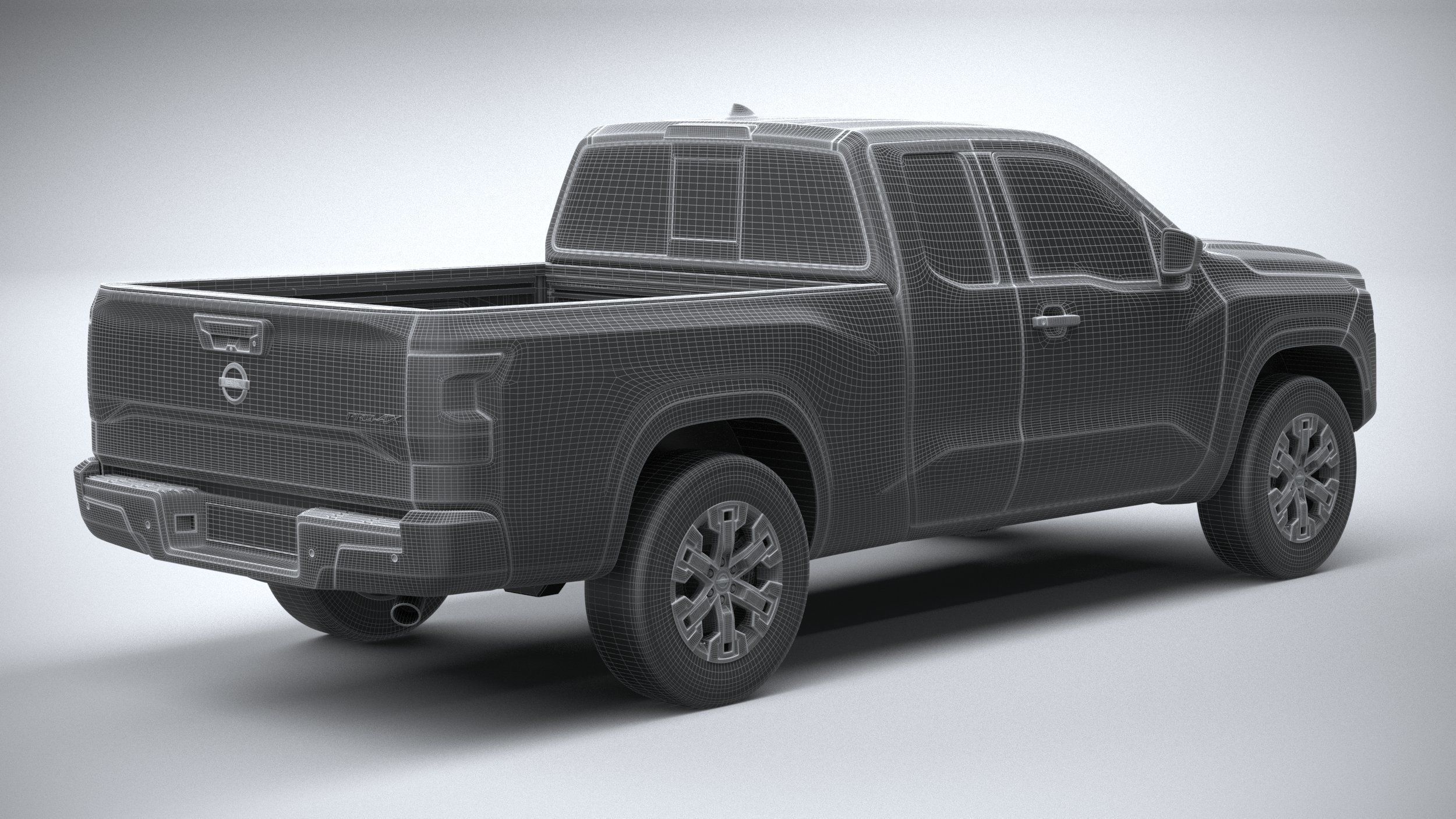 Nissan Frontier KingCab PRO4X 2022 3D model_27