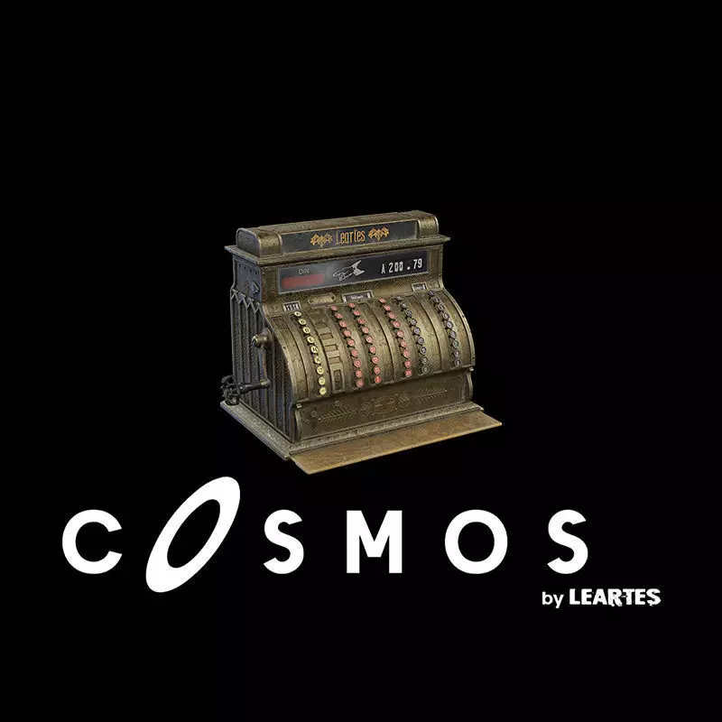 Steampunk Cash Machine Low-poly 3D model_0