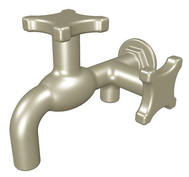 Astonishing Two Way Faucet Low-poly 3D model_2