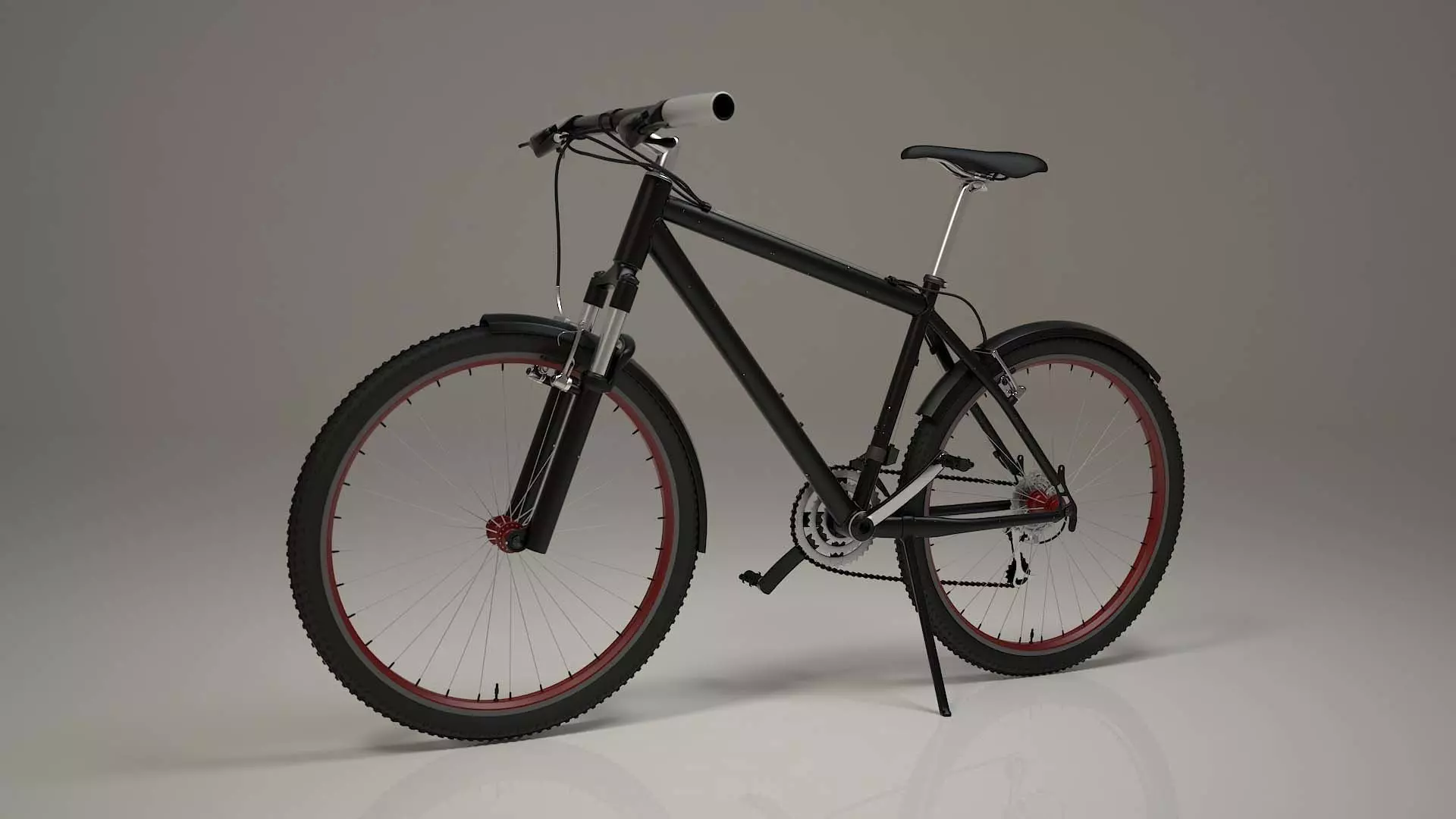 Bicycle mountain bike 3D model_0