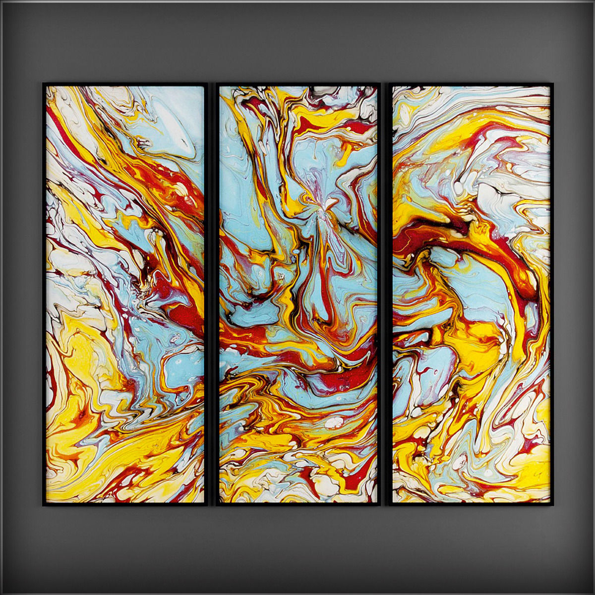 Picture Frames Low-poly 3D model_1