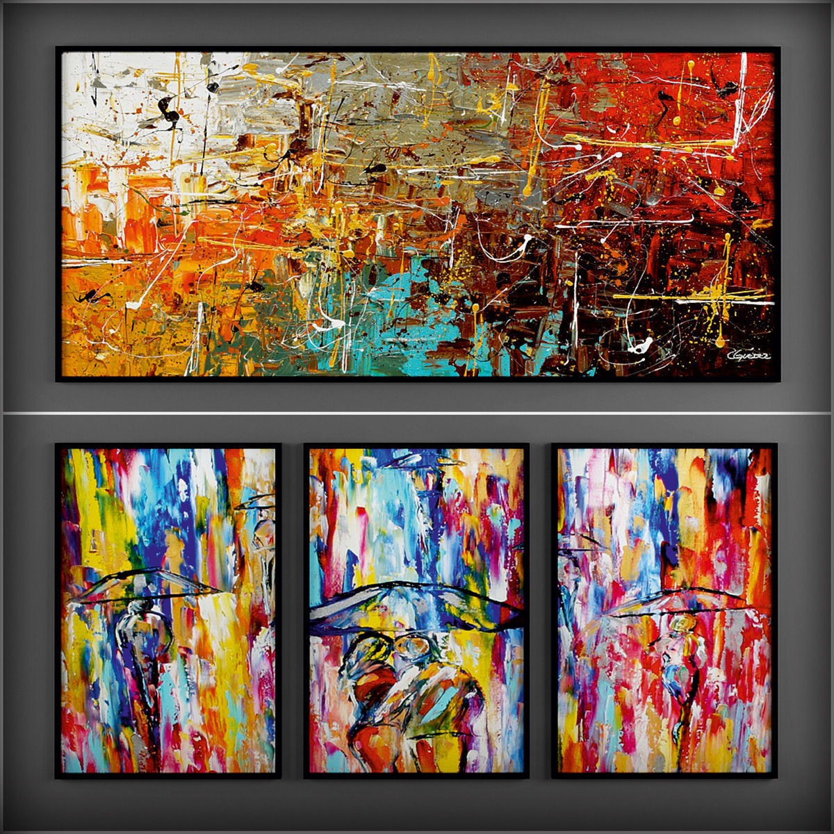 Picture Frames Low-poly 3D model_2