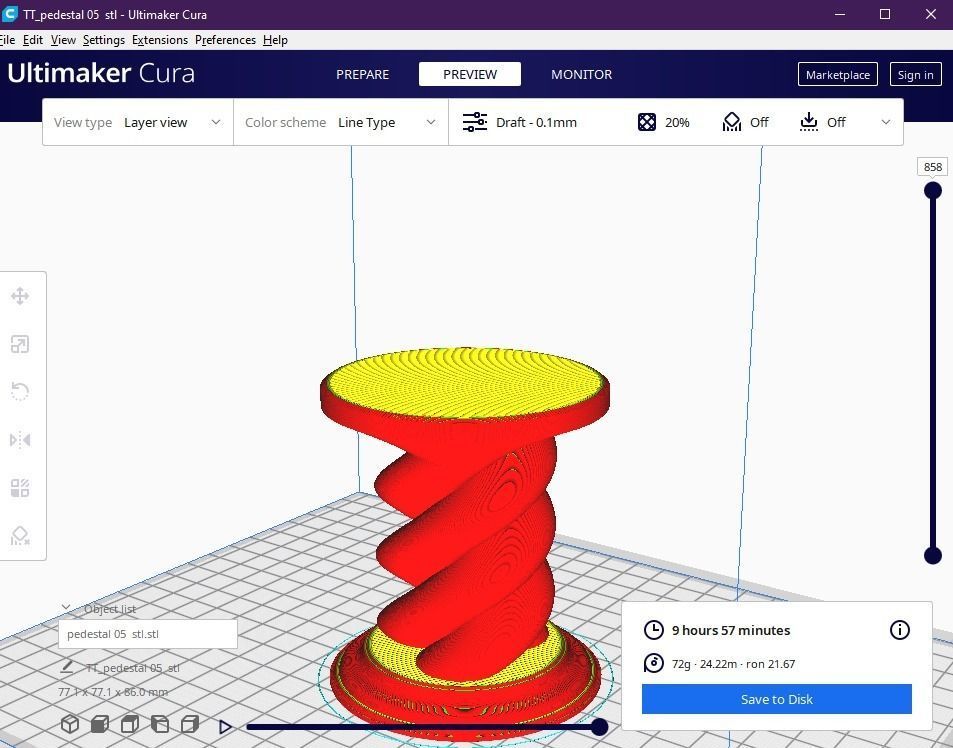 pedestal 05 3D print model_18