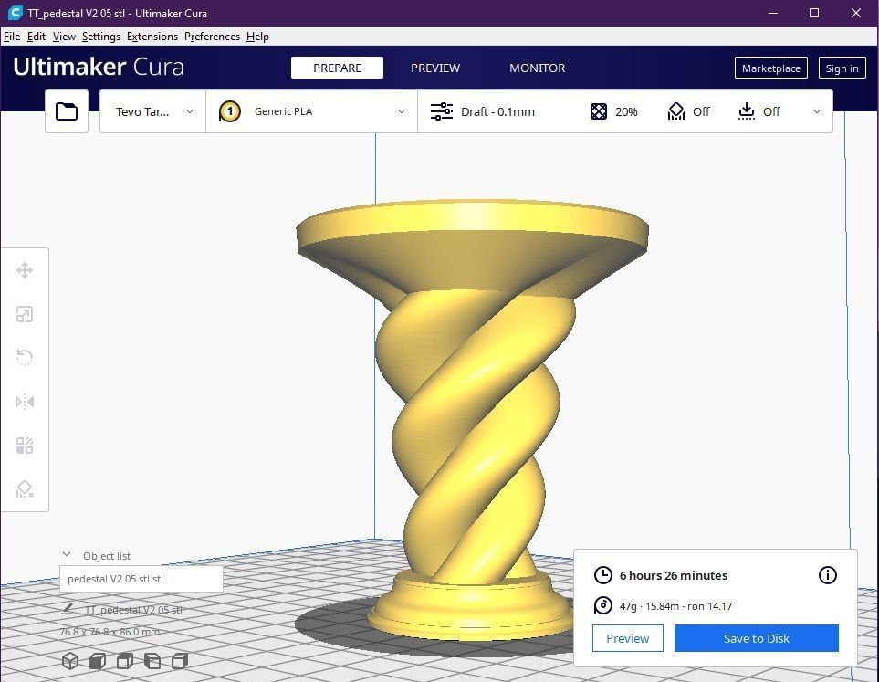 pedestal 05 3D print model_21