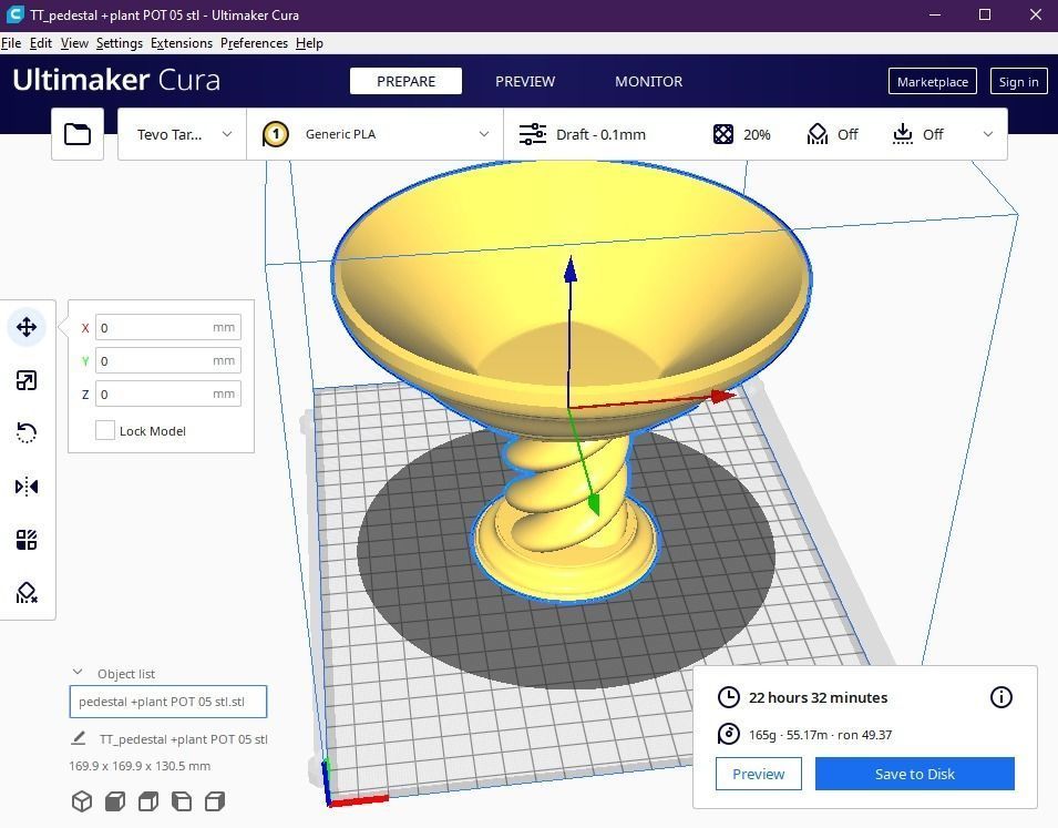 pedestal 05 3D print model_13