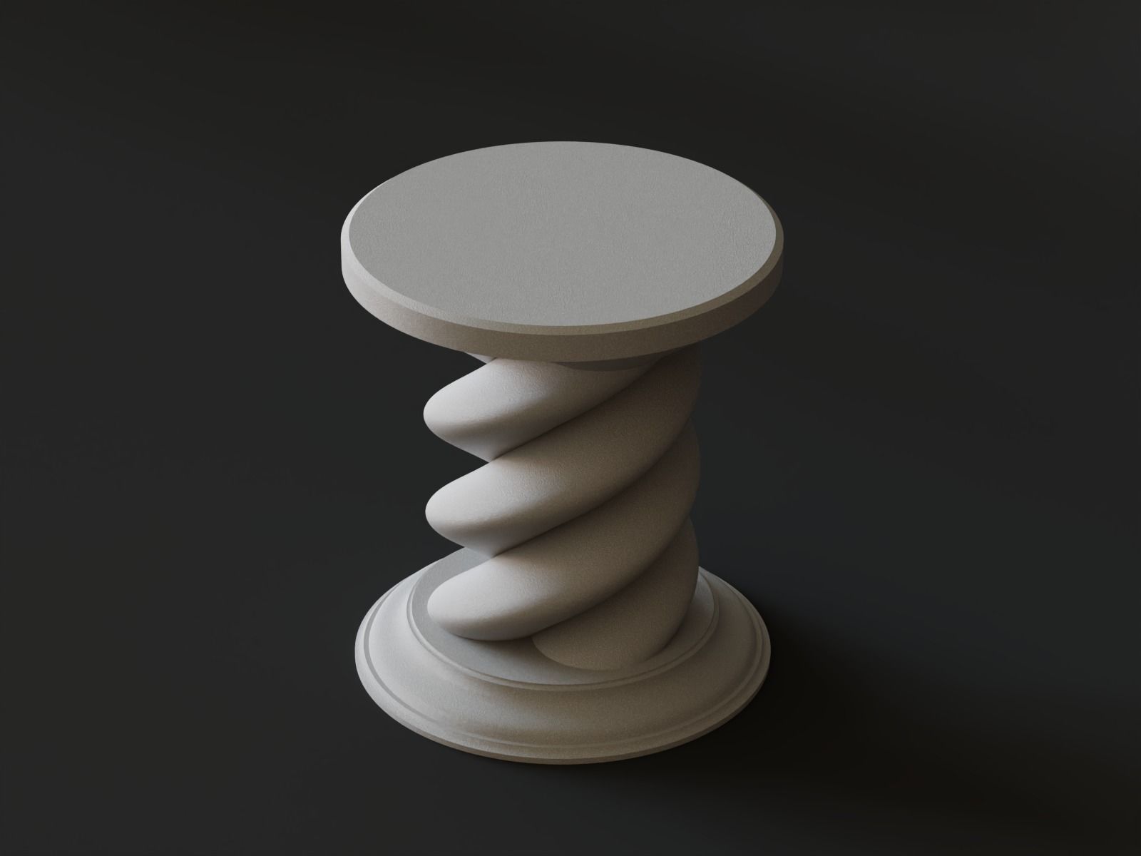pedestal 05 3D print model_4