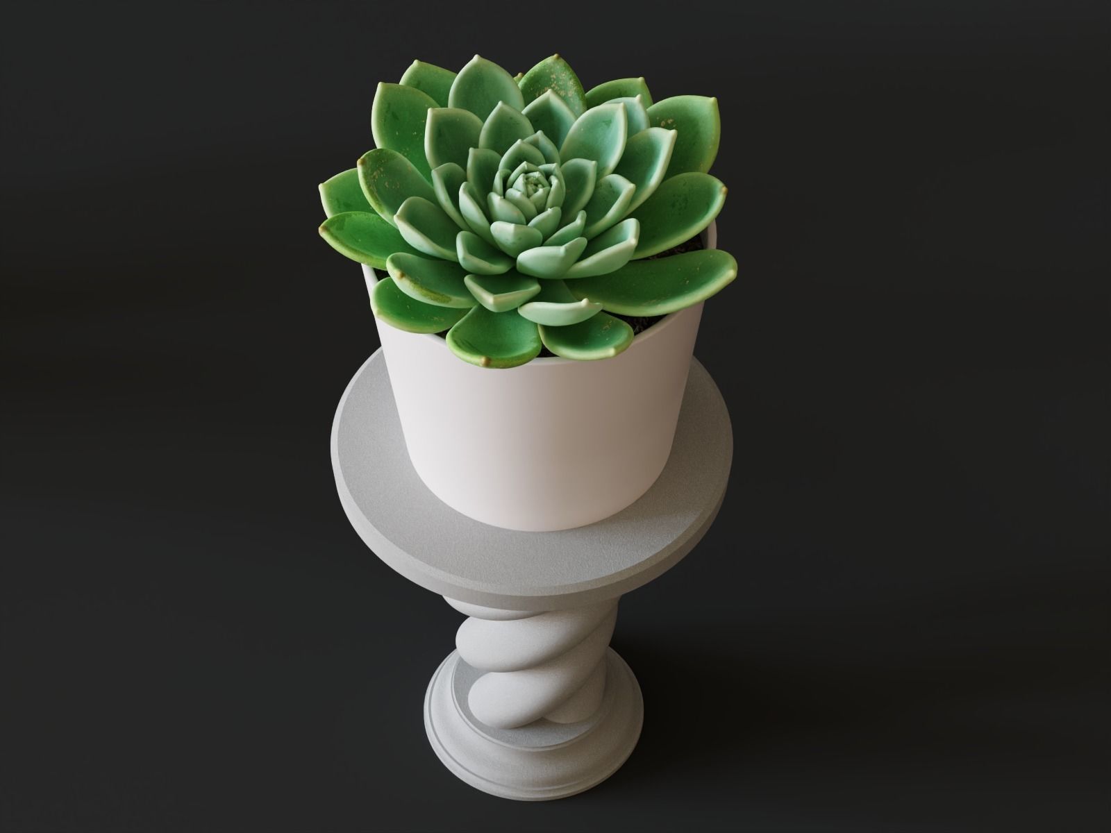 pedestal 05 3D print model_9