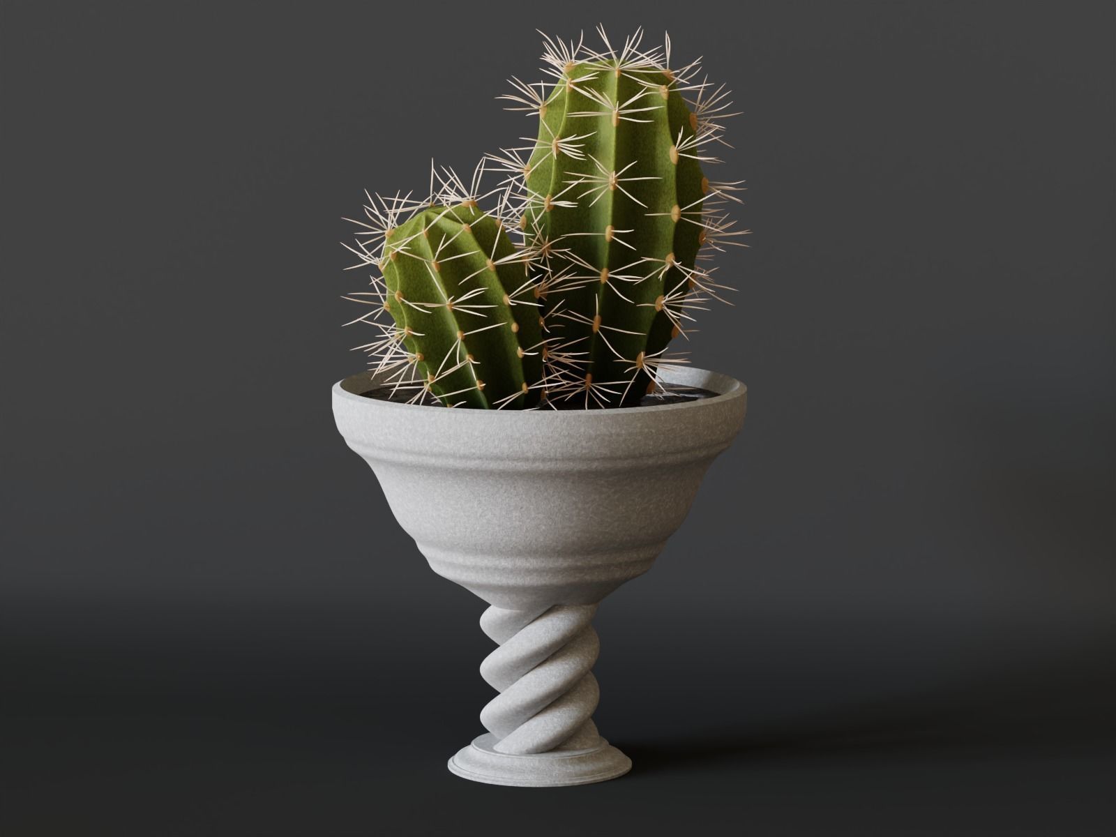 pedestal 05 3D print model_2