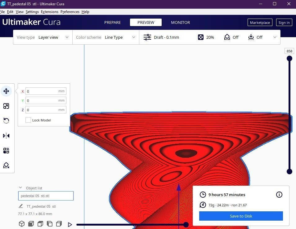 pedestal 05 3D print model_19