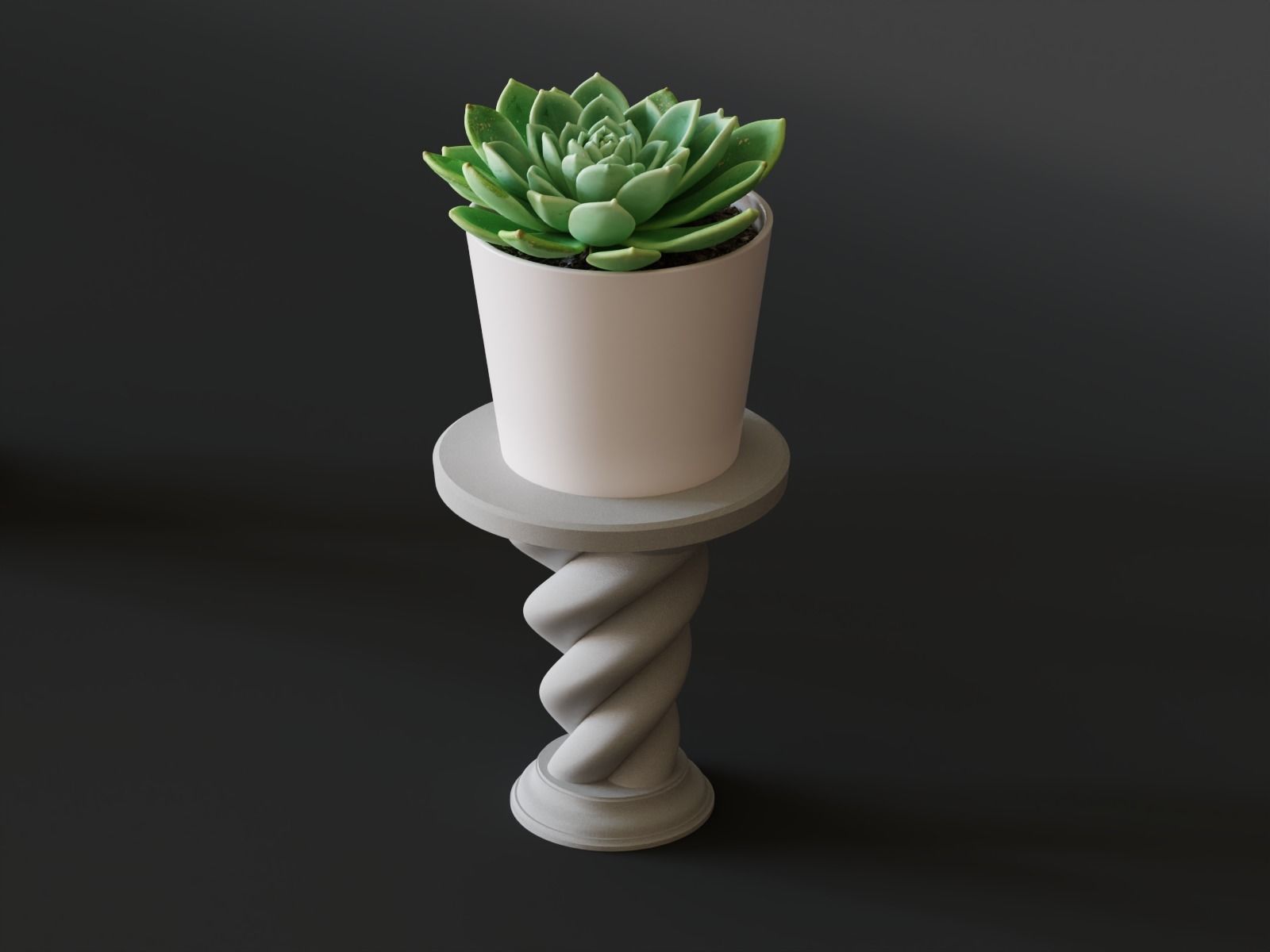 pedestal 05 3D print model_3