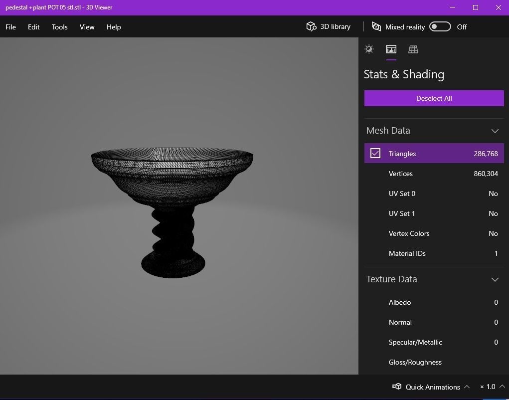 pedestal 05 3D print model_23